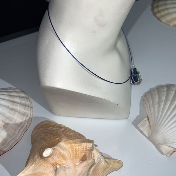 Bundle Sale 3 for $15 | Blue Square with Turtle Pendant - Picture 6 of 9